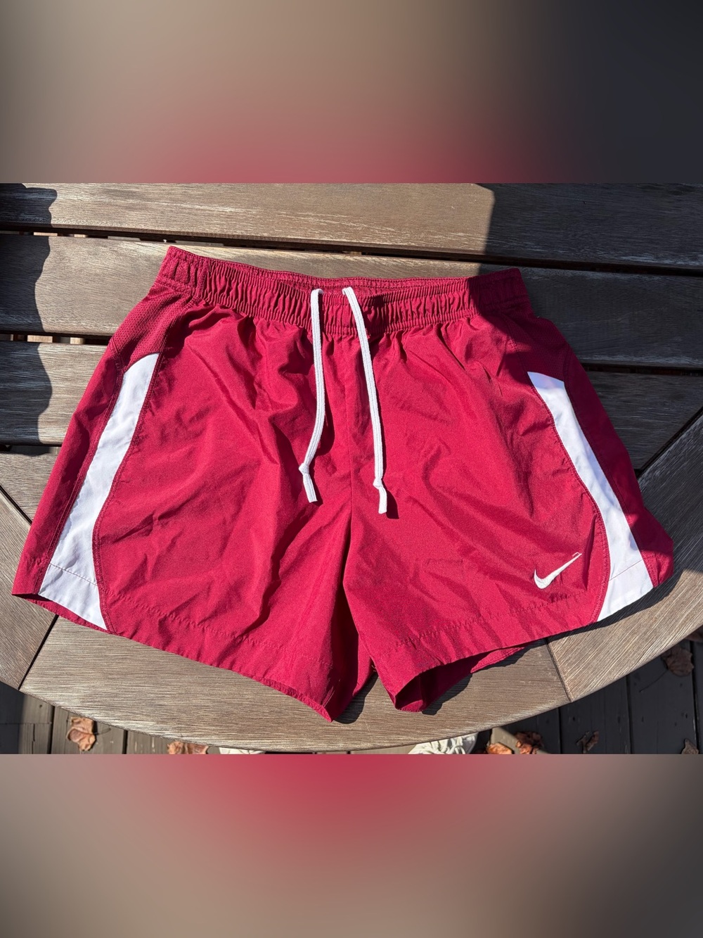 Women's Nike Dri-FIT Tempo Running Shorts Red Small